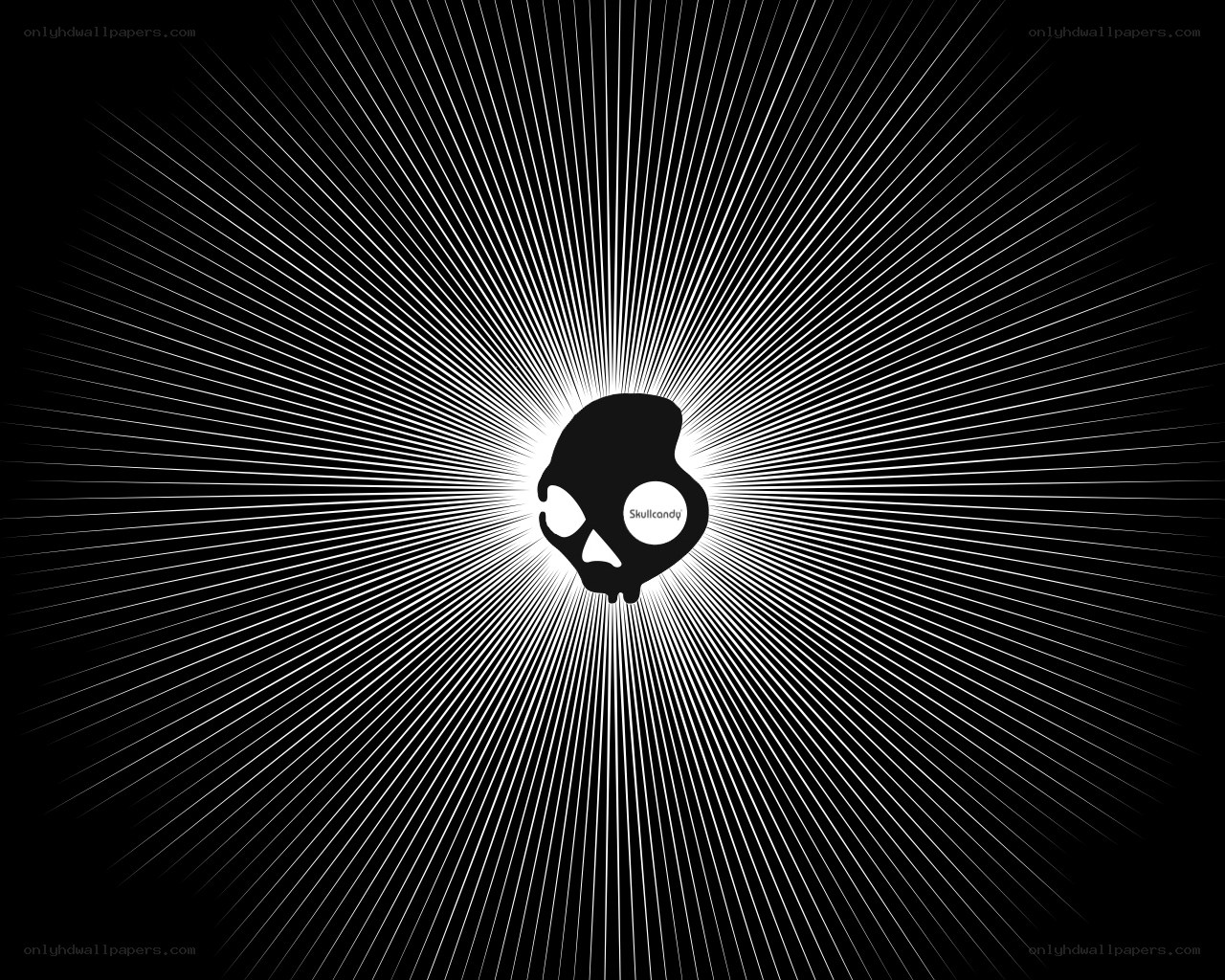 Skullcandy logo with rays