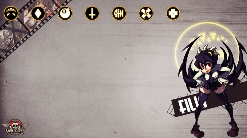 Skullgirls character selection screen