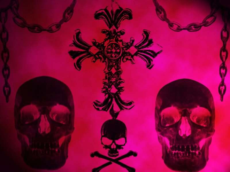 Skulls and Crossbones — Pink