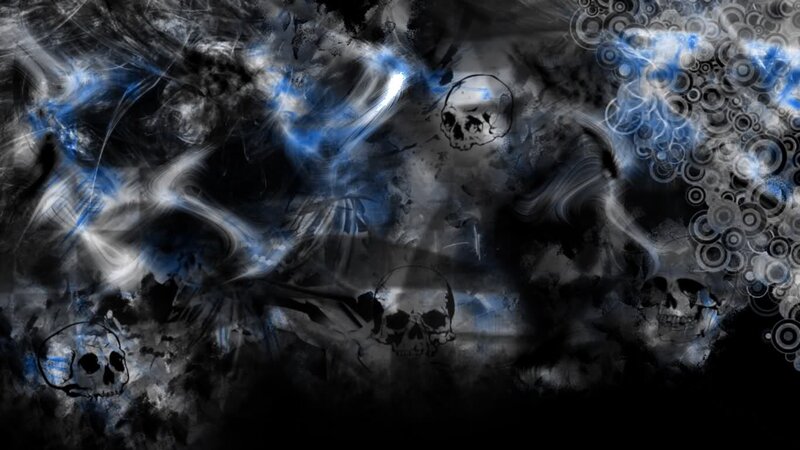 Skulls in Abstract Art