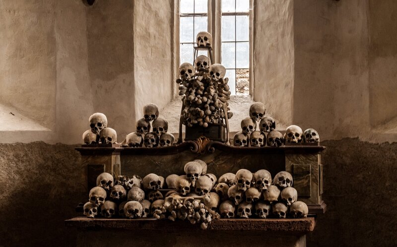 Skulls on Altar