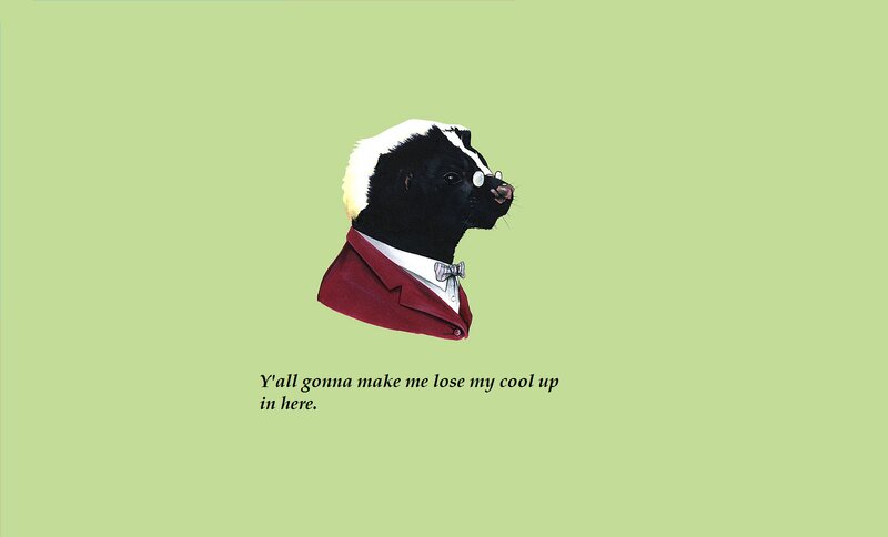 Skunk in Suit