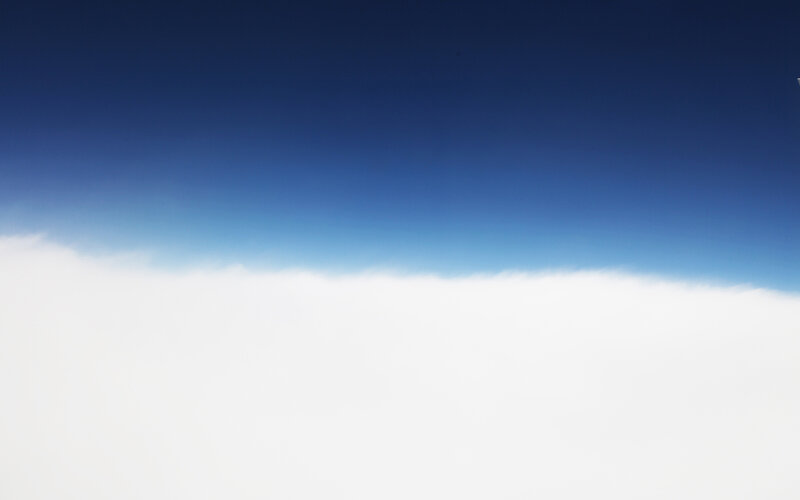 sky and clouds from above