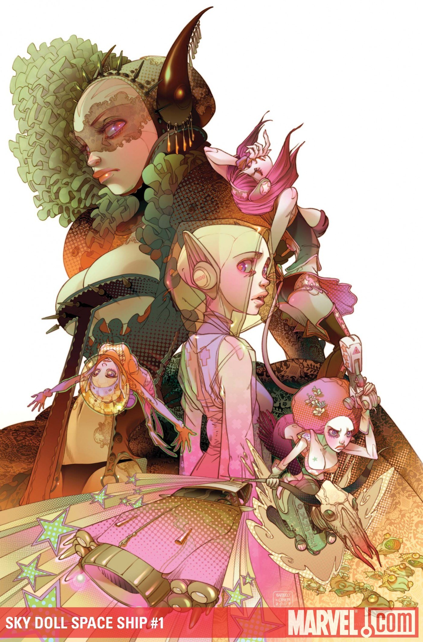 Sky Doll Space Ship #1 cover