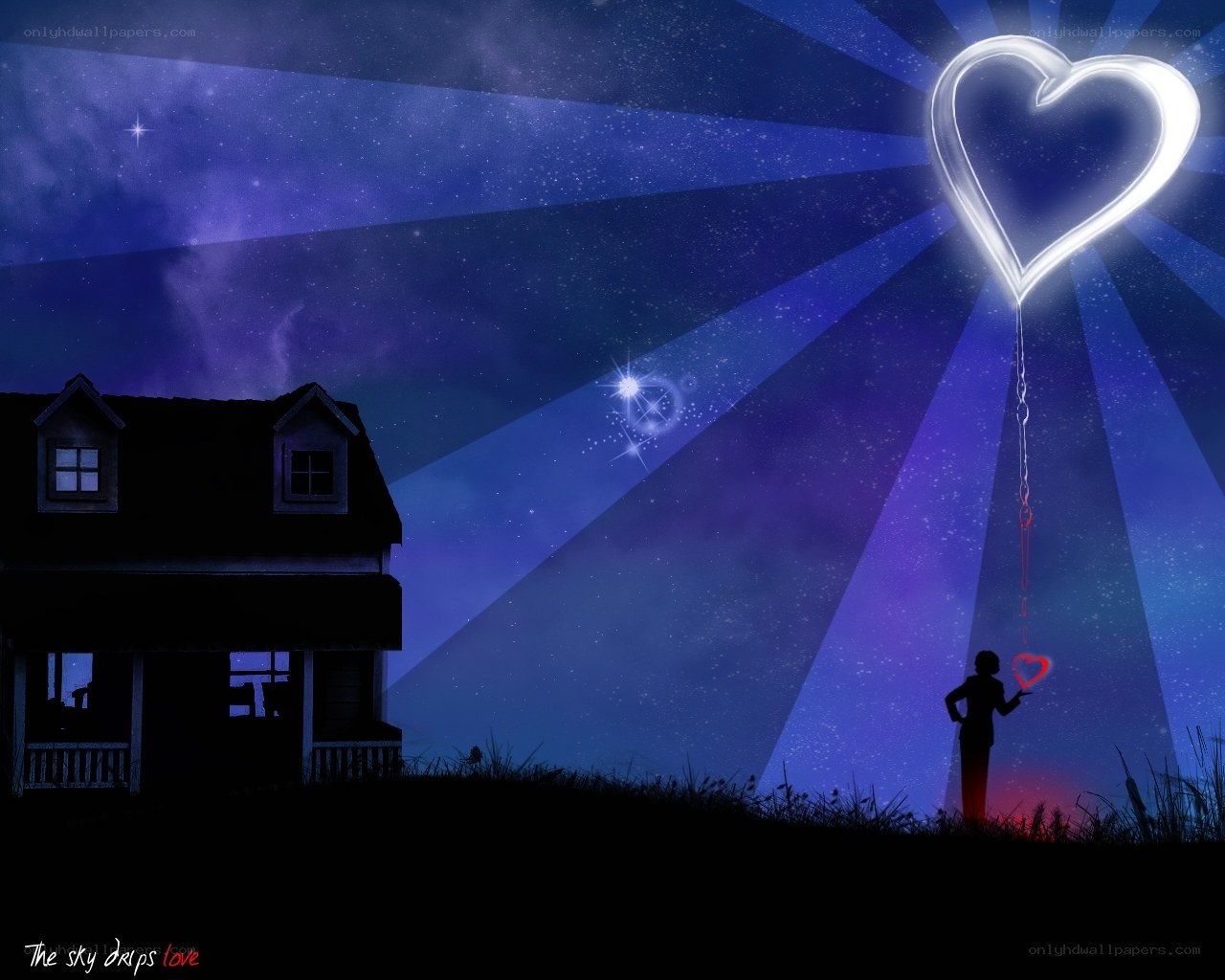 sky drops love