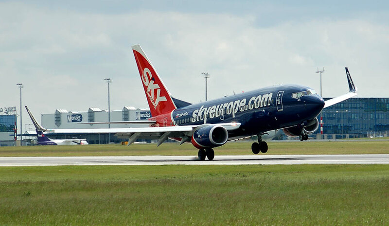 Sky Europe Airplane — Blue