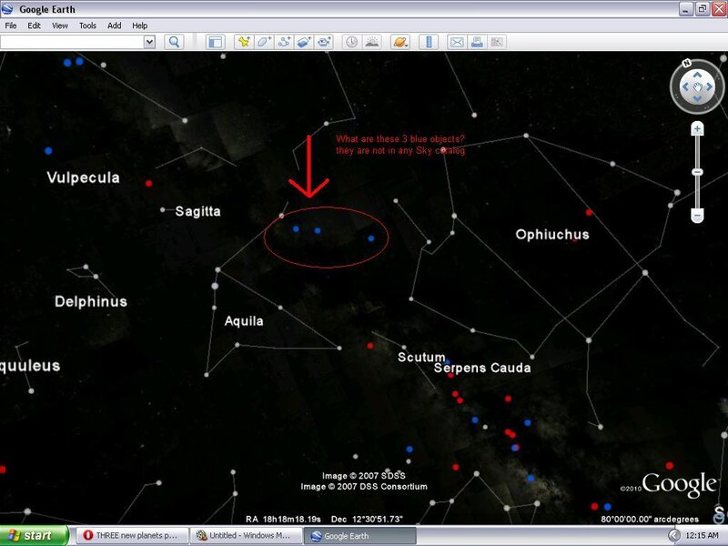 Sky Map with Constellations