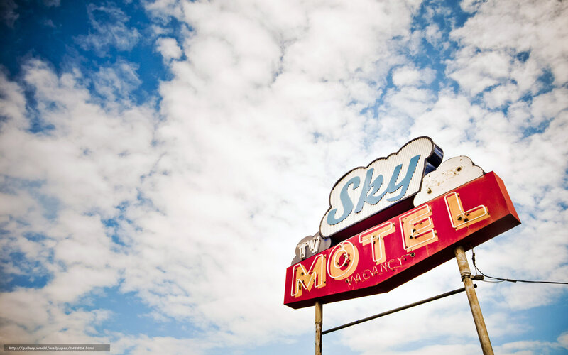 Sky Motel Sign
