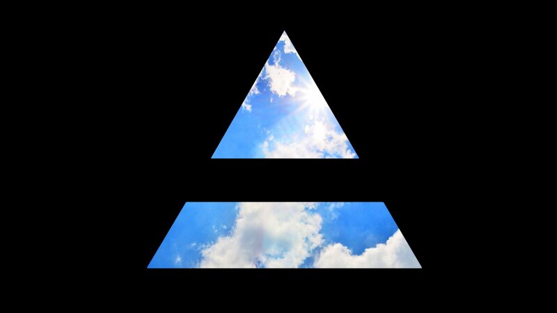 Sky Through Triangle
