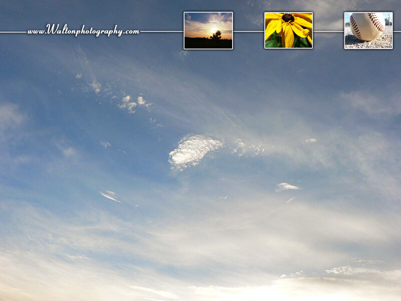 Sky with cloud formations