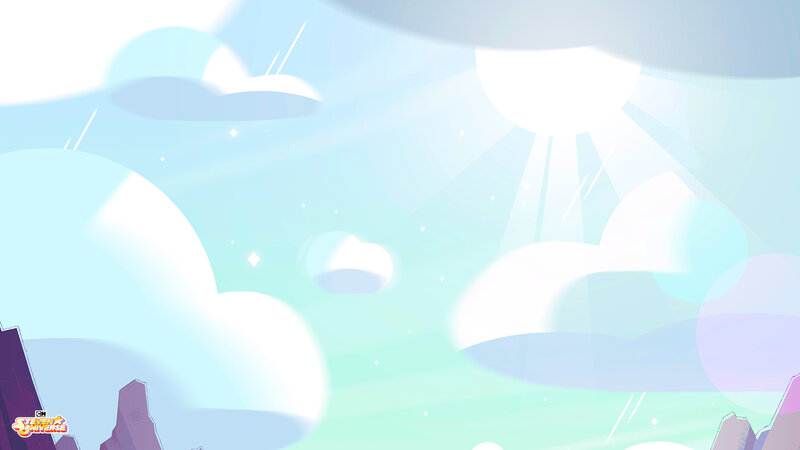 Sky with Clouds and Sun
