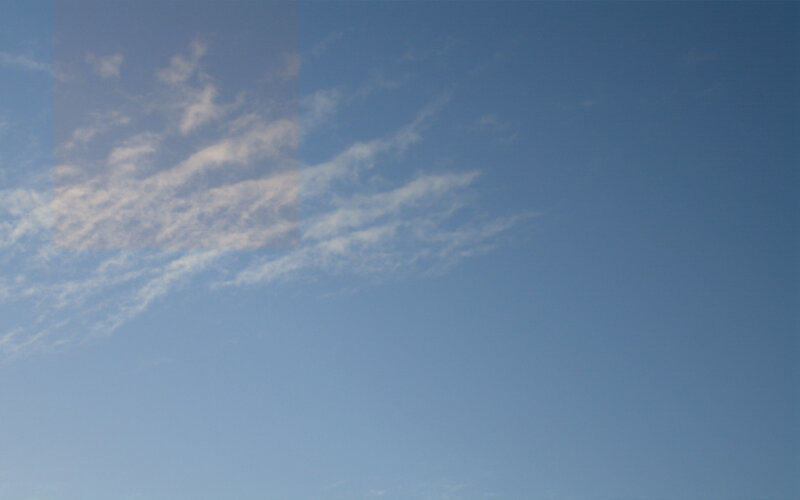 Sky with Clouds — Blue, Calm