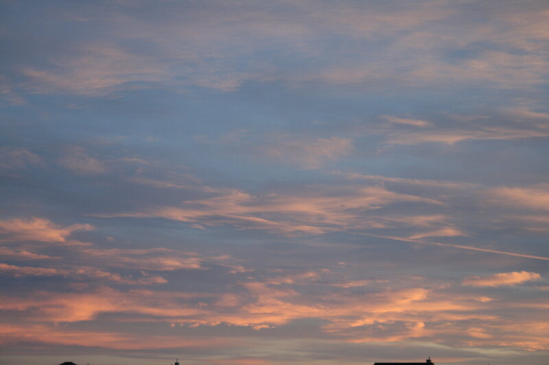 Sky with Clouds — Blue
