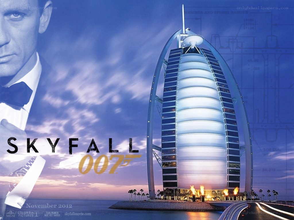Skyfall 007 movie poster