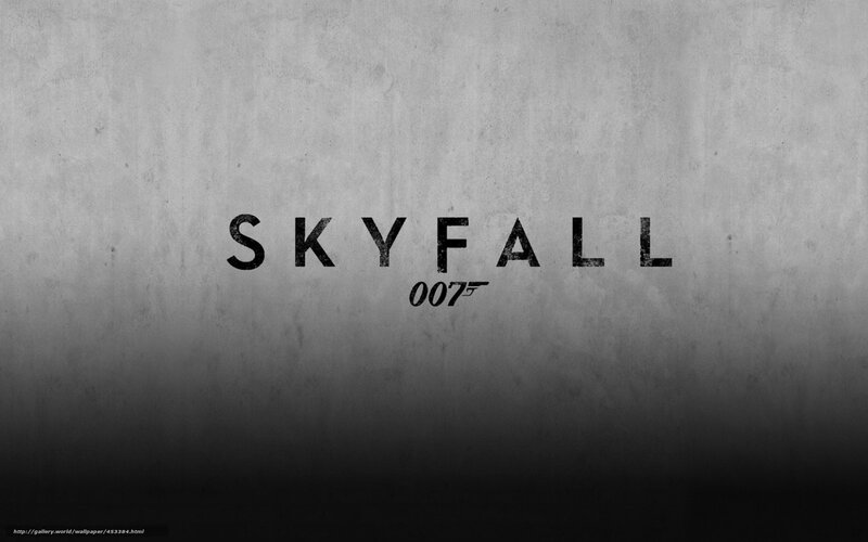 Skyfall 007 title card