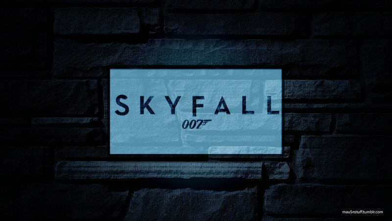 Skyfall Logo on Wall