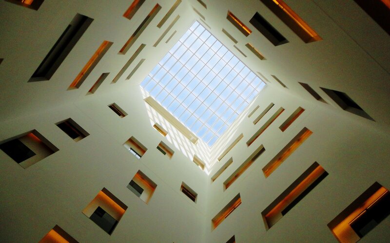 Skylight in Building Interior