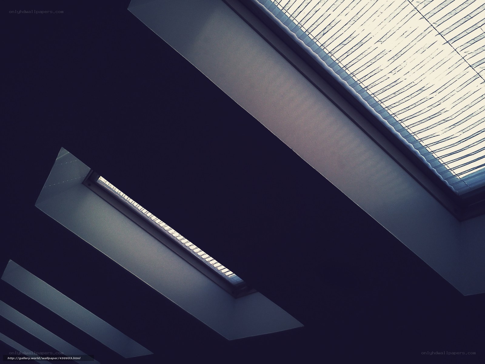 skylights in a modern building