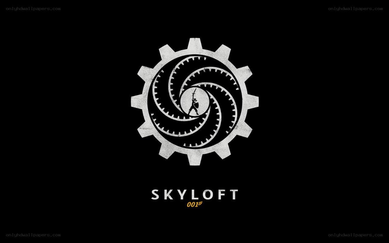 Skyloft logo with gear design