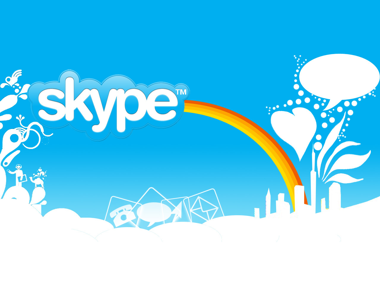Skype branding illustration