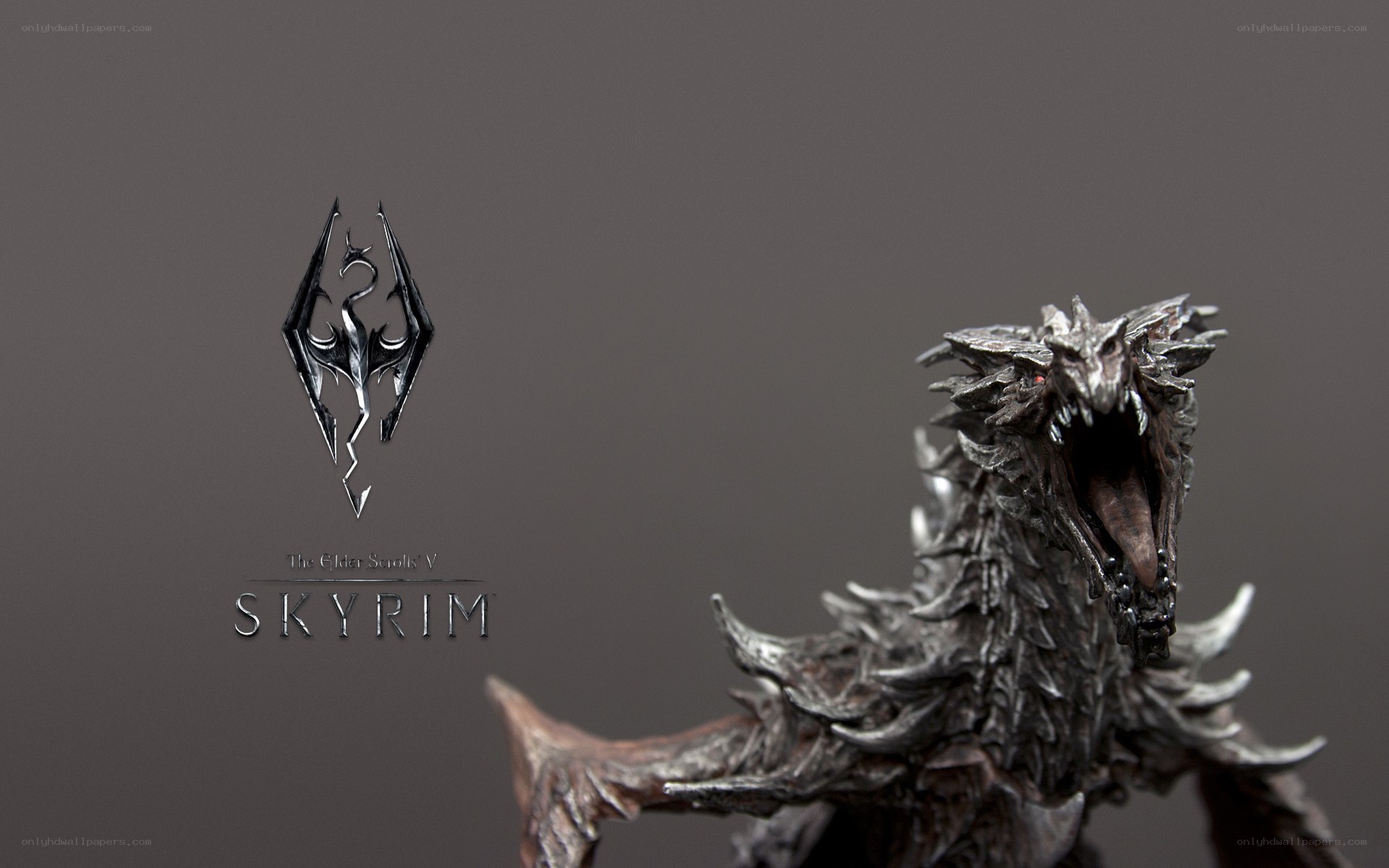 Skyrim dragon figurine