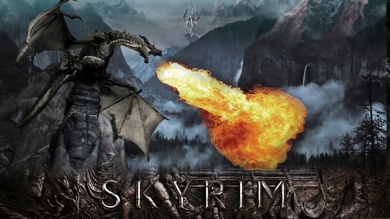 Skyrim dragon fire