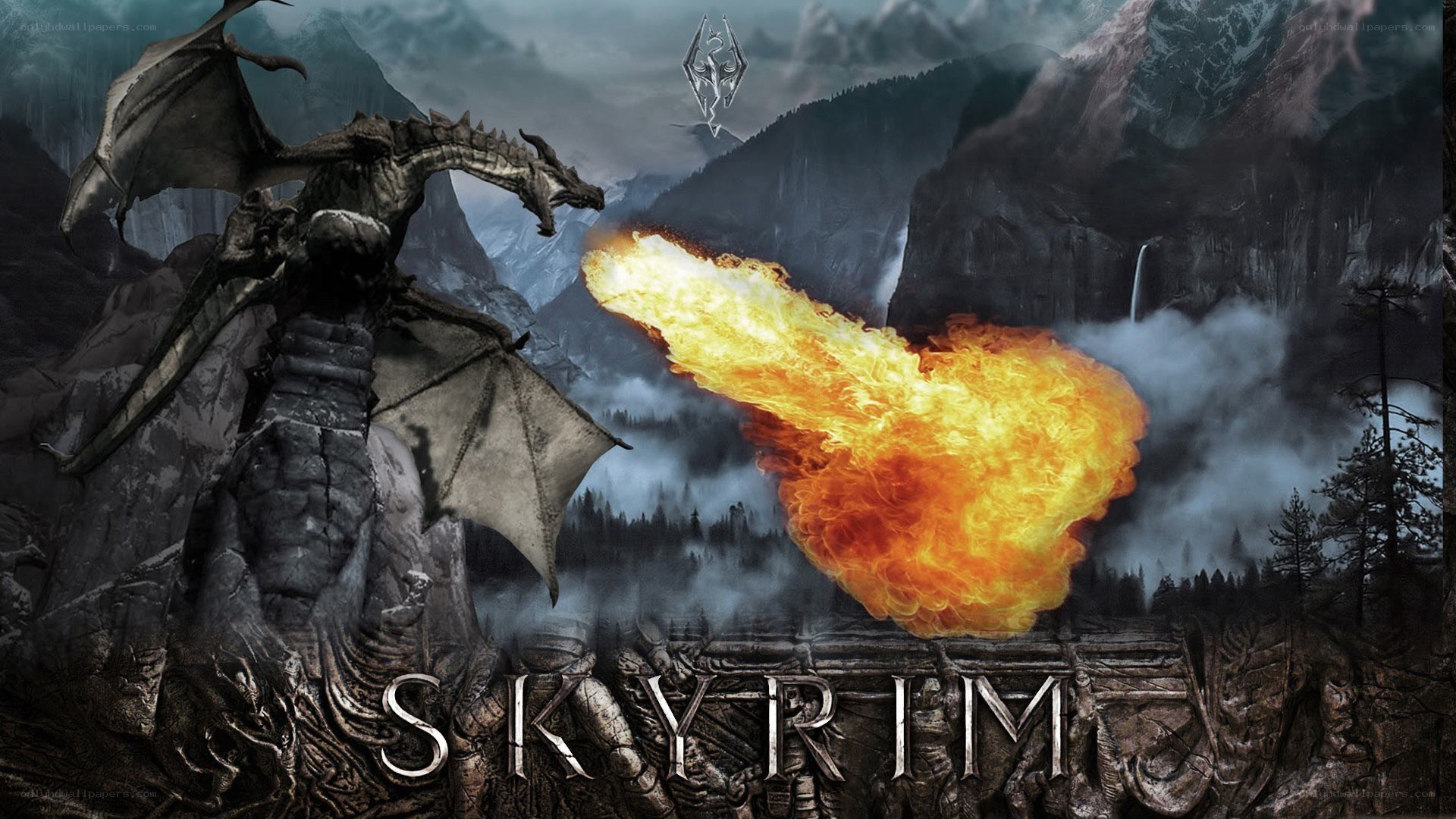 Skyrim dragon fire