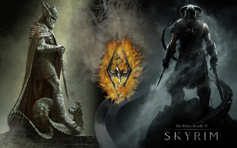Skyrim game artwork