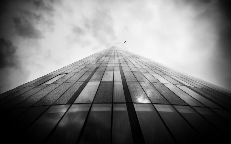 Skyscraper from below
