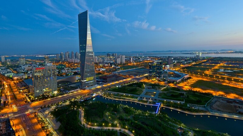 Skyscraper in City
