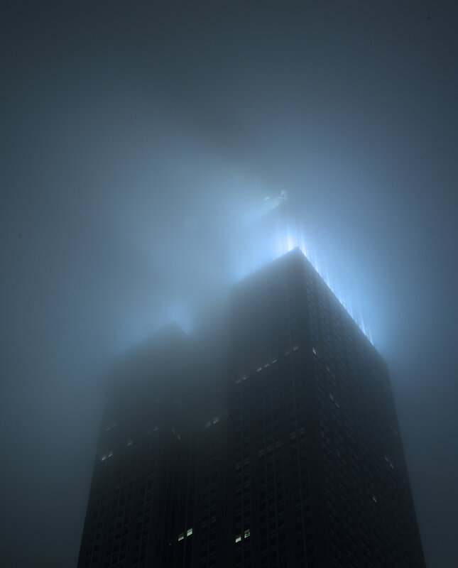 Skyscraper in Fog