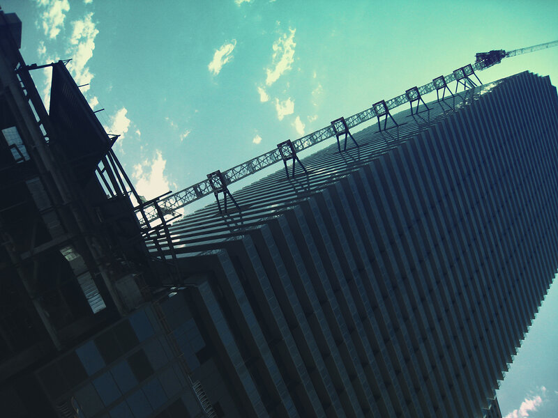 Skyscraper under construction