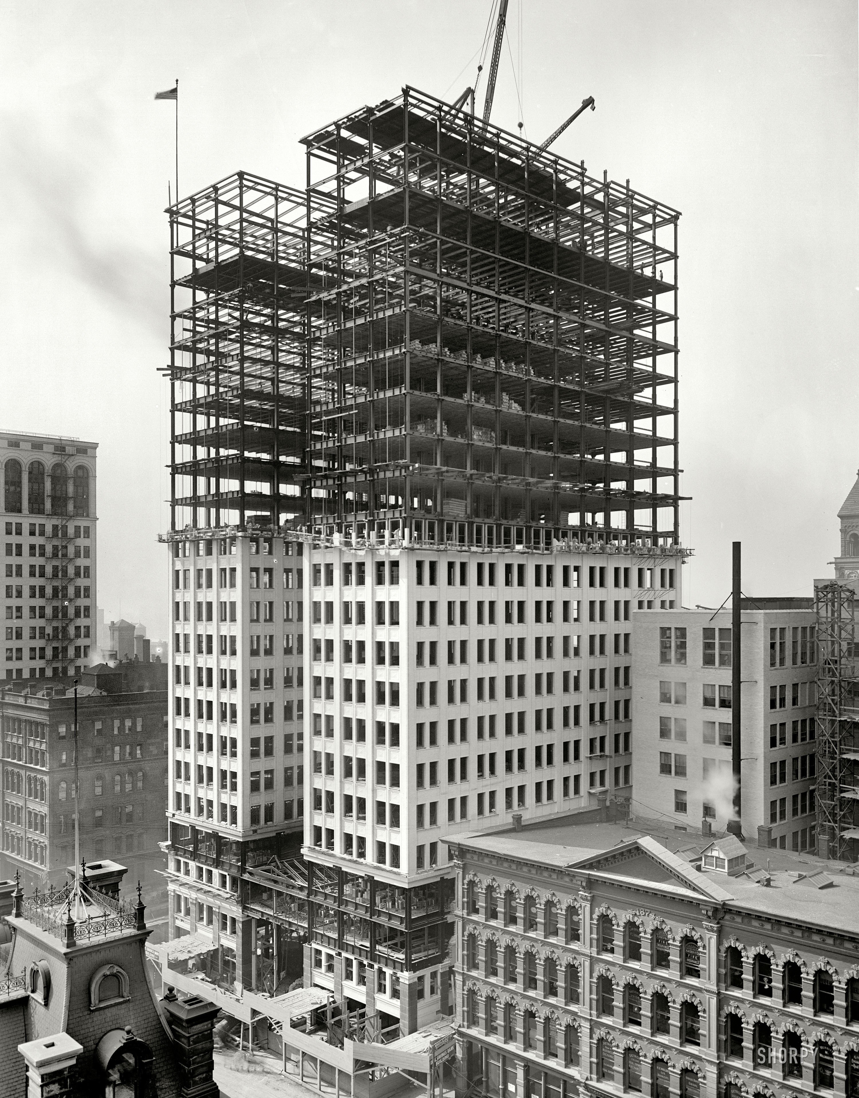 Skyscraper under construction