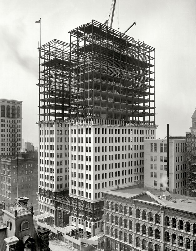 Skyscraper under Construction — Black
