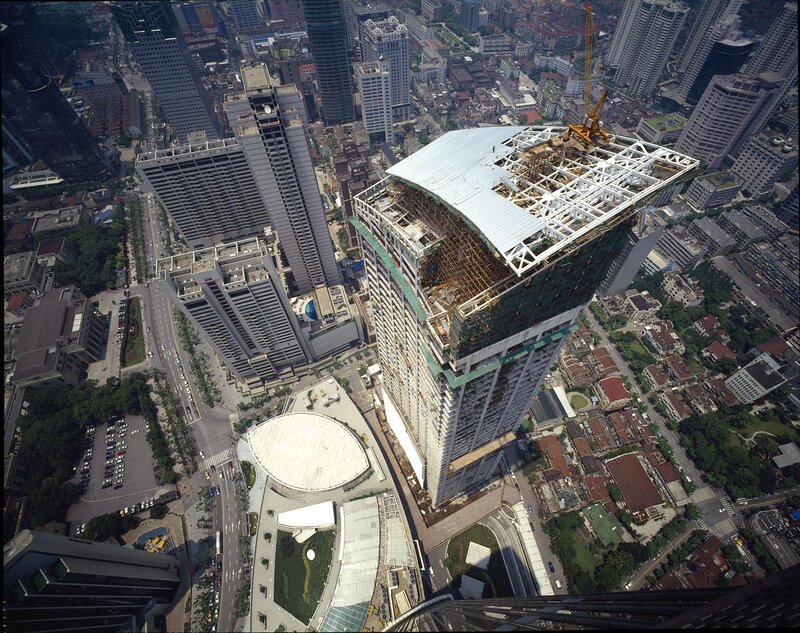 Skyscraper under Construction — Gray, Dramatic