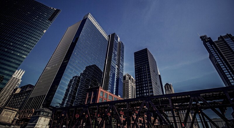Skyscrapers and Bridge