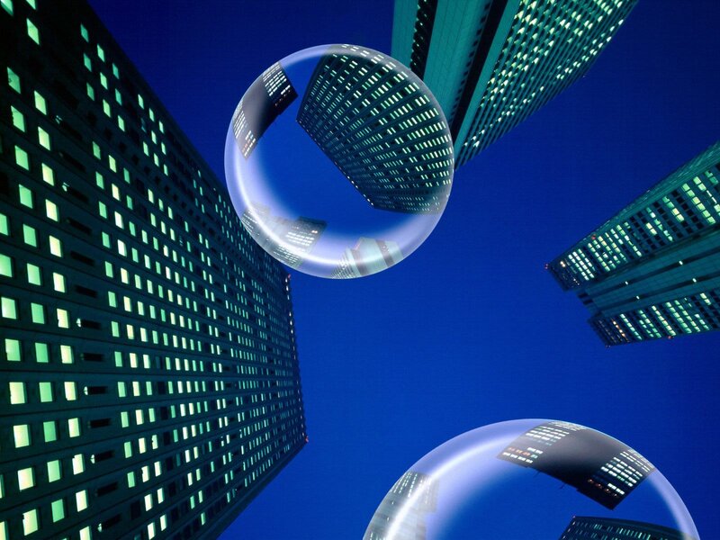 Skyscrapers and Bubbles