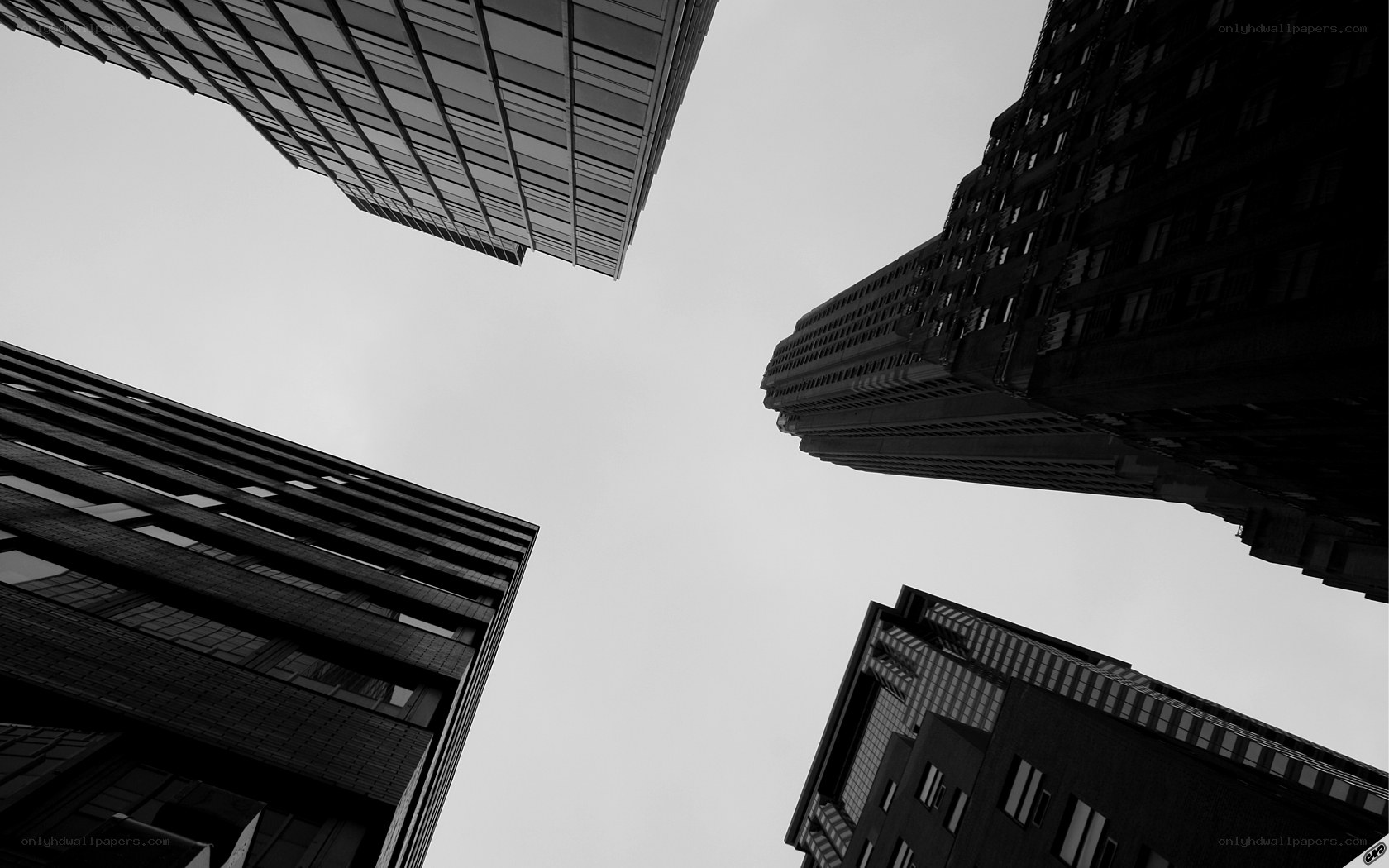 skyscrapers from below
