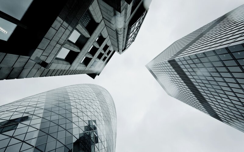 skyscrapers from below
