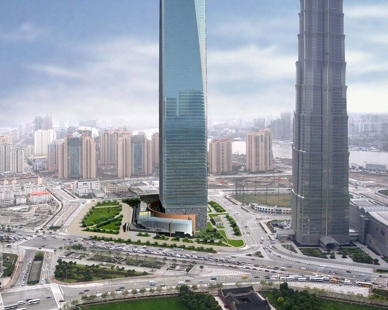 Skyscrapers in a city