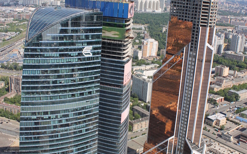 Skyscrapers in City — Gray, Urban