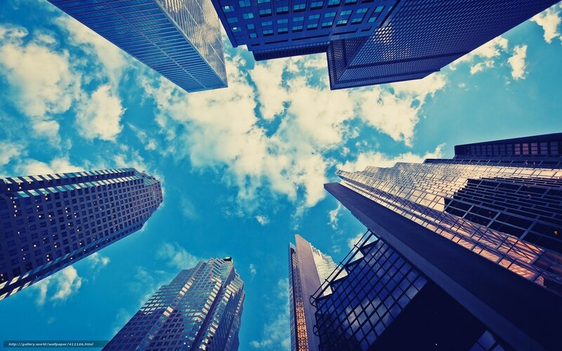 Skyscrapers Pointing Up