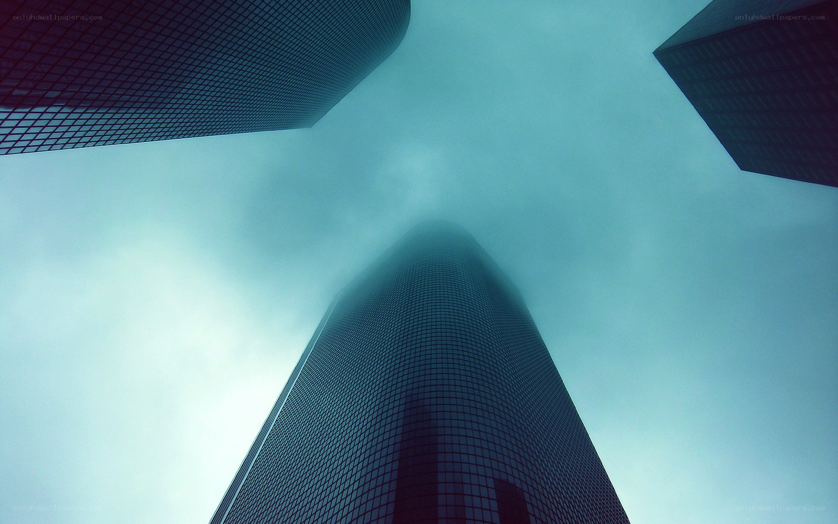 skyscrapers reaching the sky