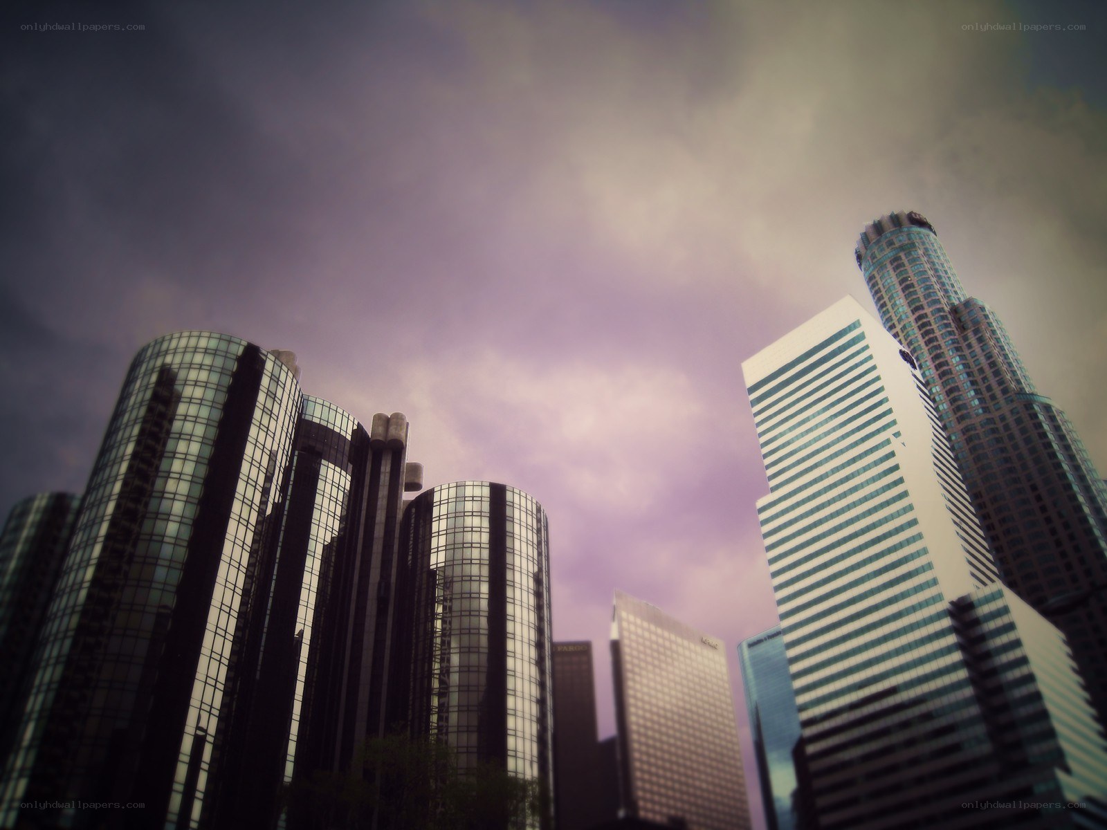 skyscrapers under cloudy sky