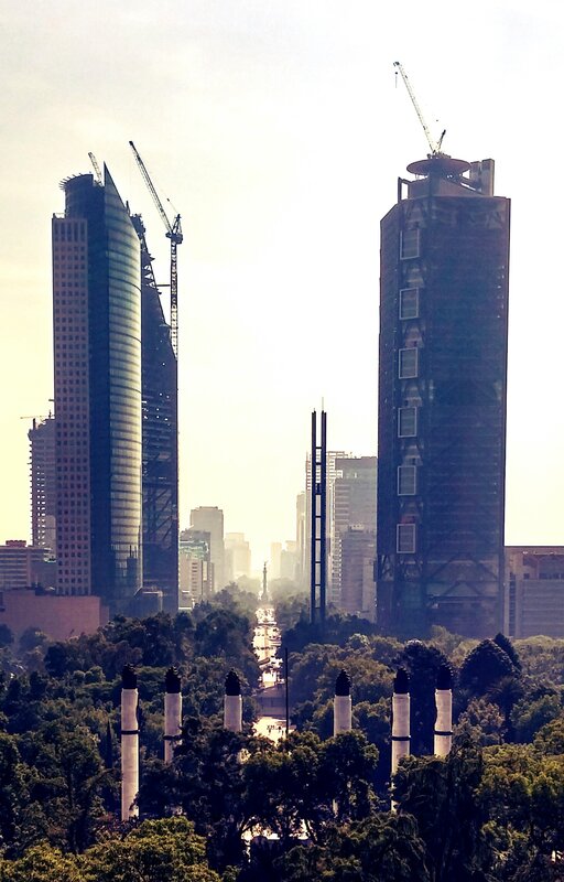 Skyscrapers under Construction — Gray