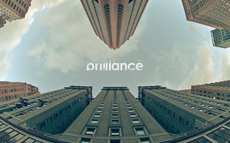 Skyscrapers Viewed from Below — Gray