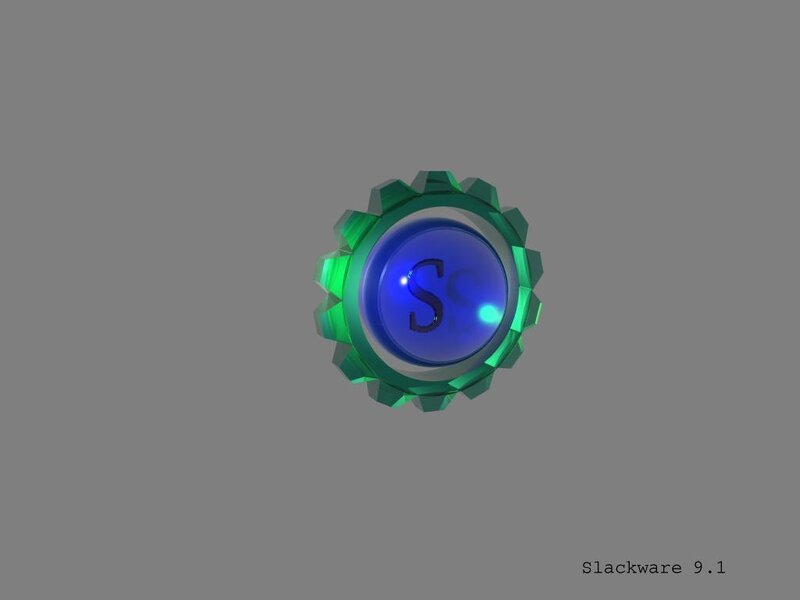 Slackware 9.1 logo