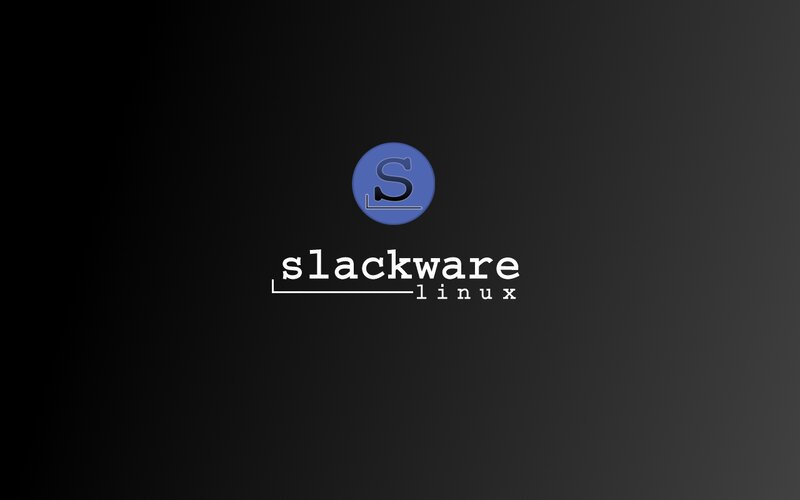 Slackware Linux Logo — Black