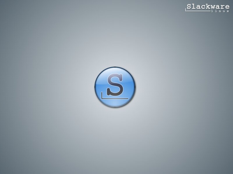 Slackware Linux logo wallpaper