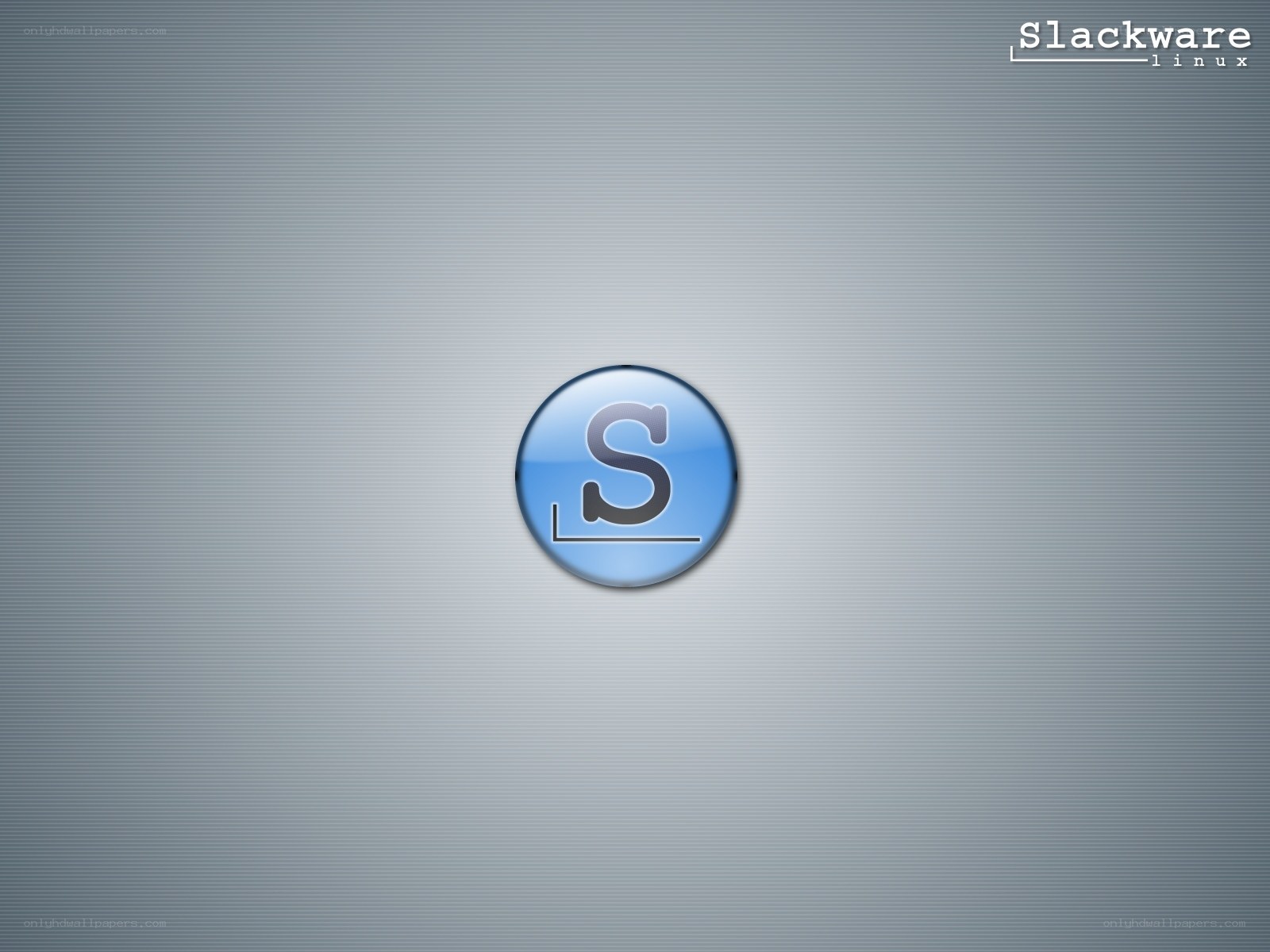 Slackware Linux logo wallpaper
